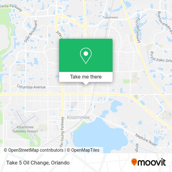 Mapa de Take 5 Oil Change