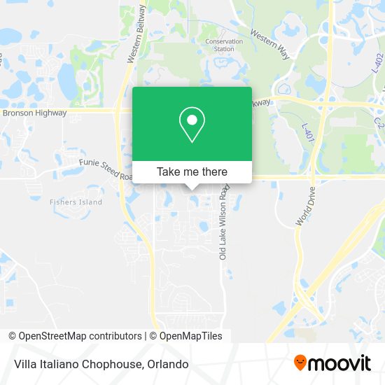 Villa Italiano Chophouse map