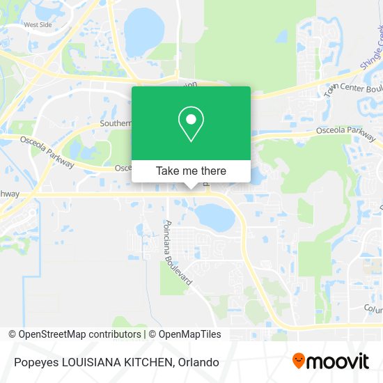 Popeyes LOUISIANA KITCHEN map