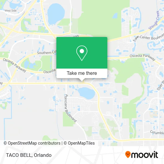 TACO BELL map