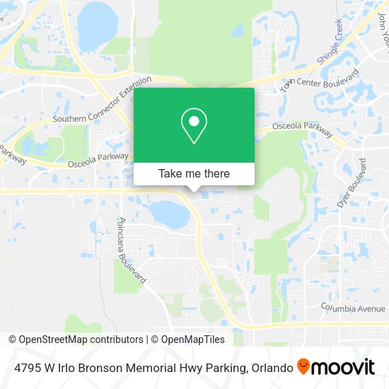 4795 W Irlo Bronson Memorial Hwy Parking map
