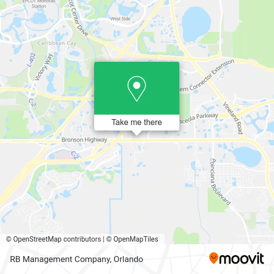 RB Management Company map
