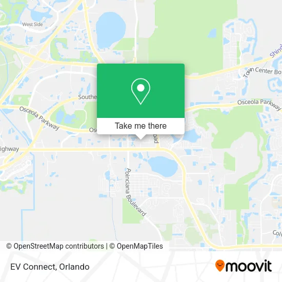 Mapa de EV Connect