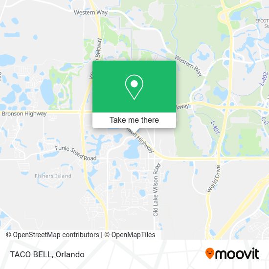 Mapa de TACO BELL
