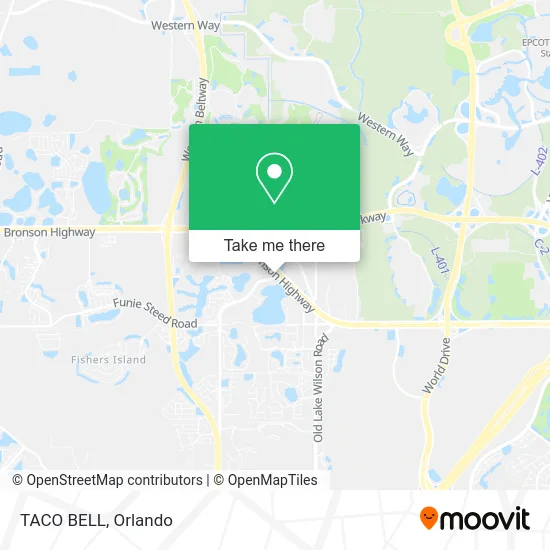 Mapa de TACO BELL