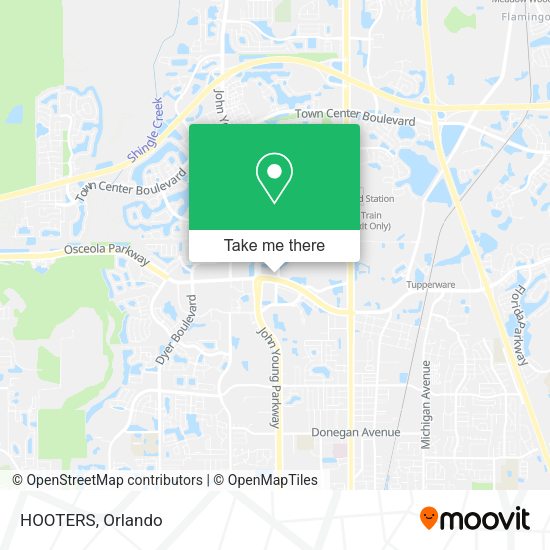 HOOTERS map