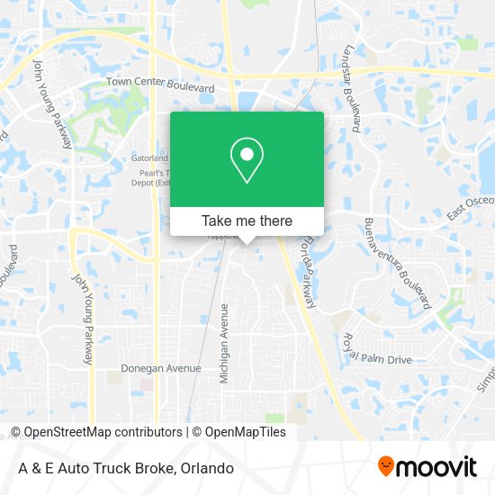 A & E Auto Truck Broke map
