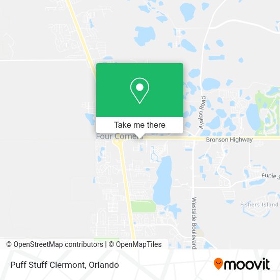 Mapa de Puff Stuff Clermont