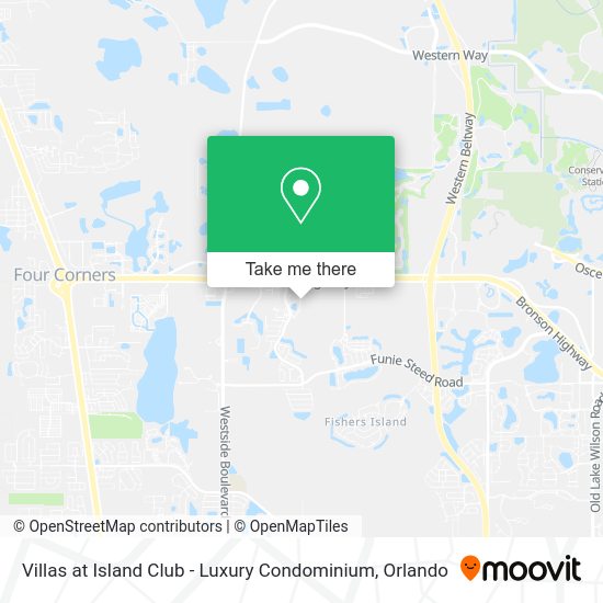 Villas at Island Club - Luxury Condominium map