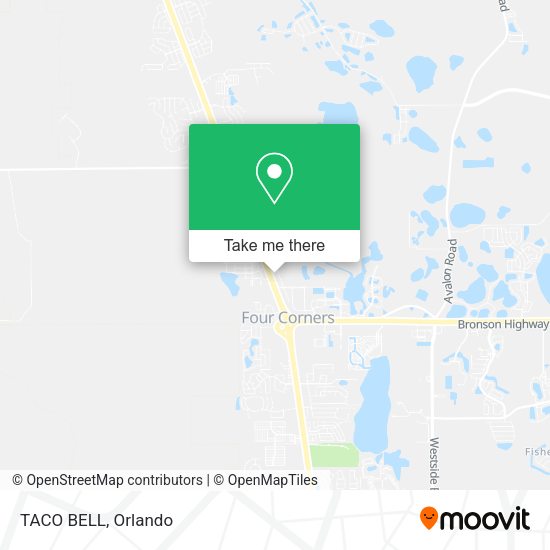 Mapa de TACO BELL