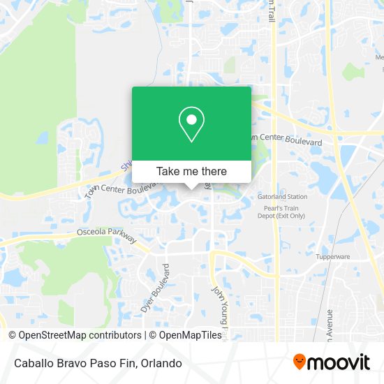 Caballo Bravo Paso Fin map