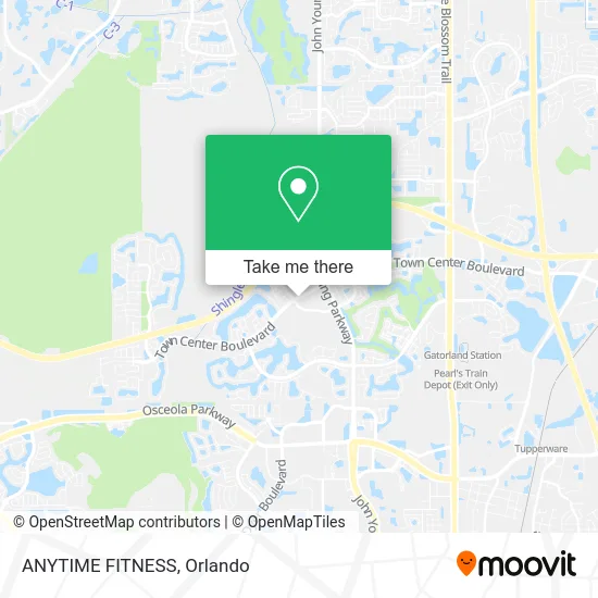 Mapa de ANYTIME FITNESS