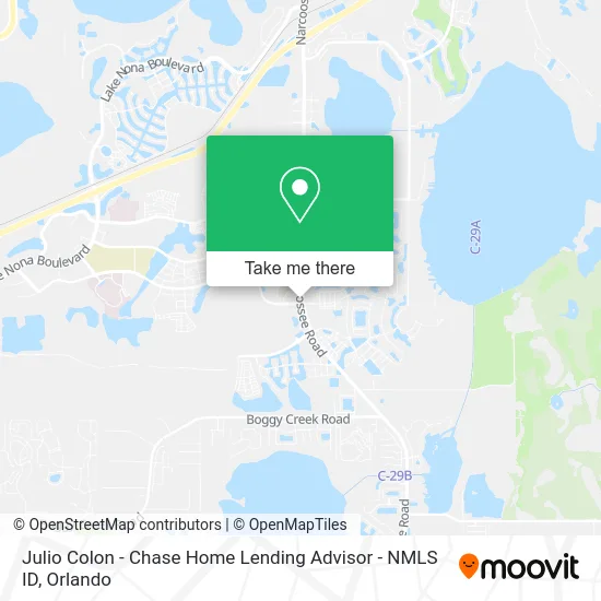 Julio Colon - Chase Home Lending Advisor - NMLS ID map