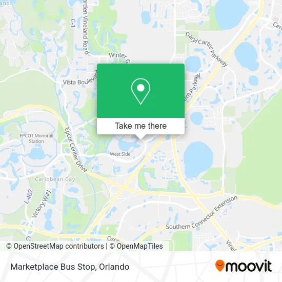 Marketplace Bus Stop map