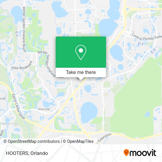 HOOTERS map