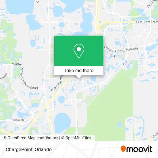 Mapa de ChargePoint