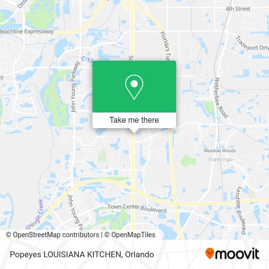 Popeyes LOUISIANA KITCHEN map