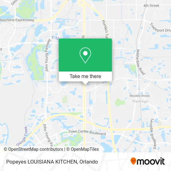 Mapa de Popeyes LOUISIANA KITCHEN
