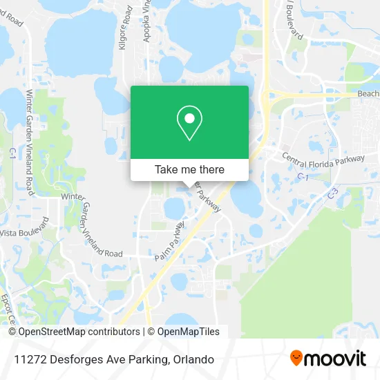 Mapa de 11272 Desforges Ave Parking