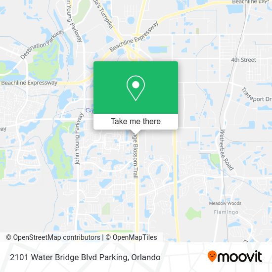 2101 Water Bridge Blvd Parking map