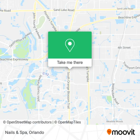 Mapa de Nails & Spa