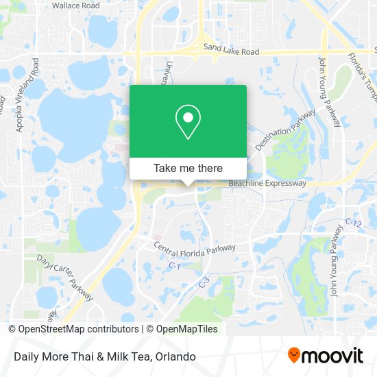 Daily More Thai & Milk Tea map