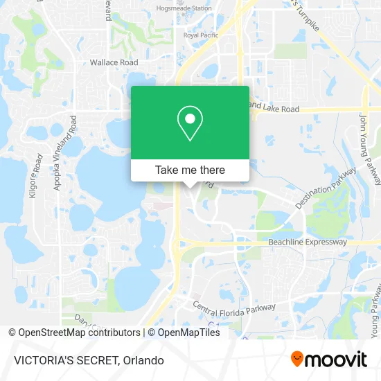 VICTORIA'S SECRET map