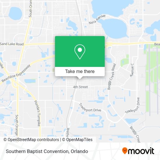 Mapa de Southern Baptist Convention