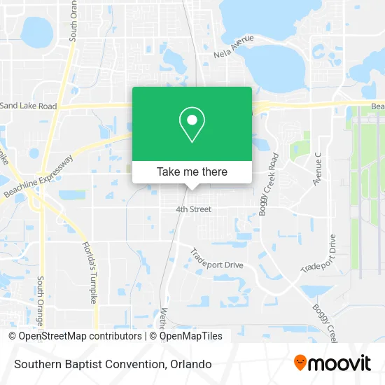 Mapa de Southern Baptist Convention