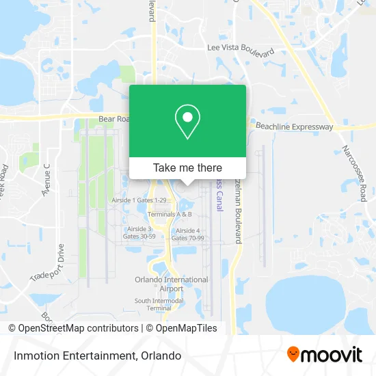 Inmotion Entertainment map