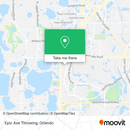 Mapa de Epic Axe Throwing