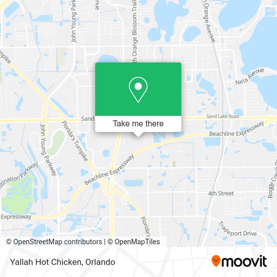 Yallah Hot Chicken map