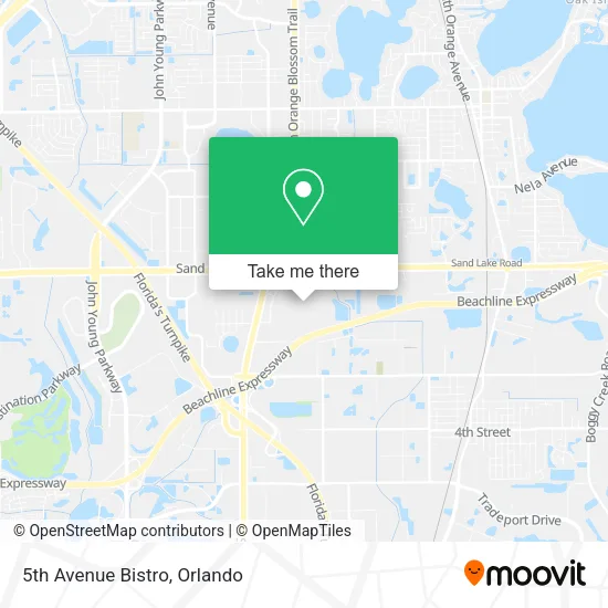 5th Avenue Bistro map