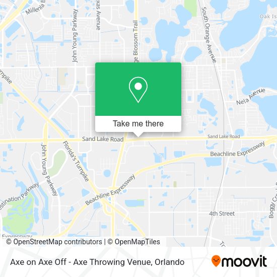 Axe on Axe Off - Axe Throwing Venue map