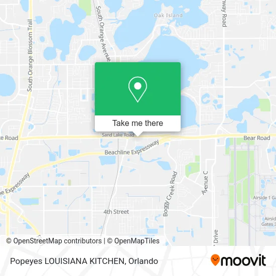 Mapa de Popeyes LOUISIANA KITCHEN