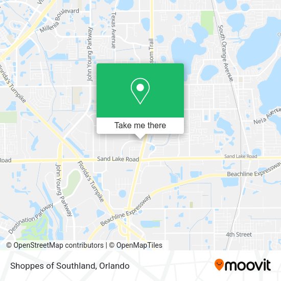Mapa de Shoppes of Southland