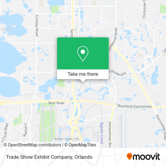 Trade Show Exhibit Company map