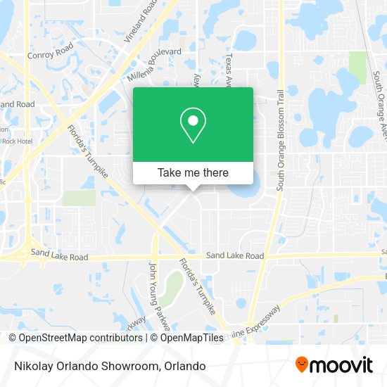 Nikolay Orlando Showroom map