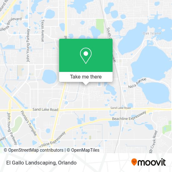 El Gallo Landscaping map