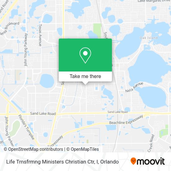 Life Trnsfrmng Ministers Christian Ctr, I map