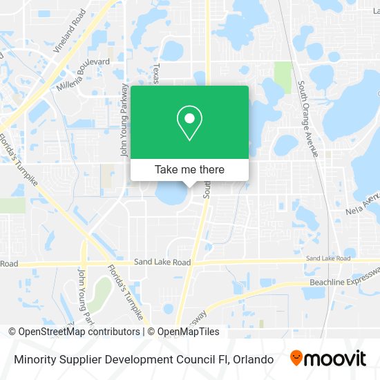 Mapa de Minority Supplier Development Council Fl
