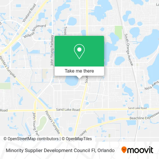 Mapa de Minority Supplier Development Council Fl