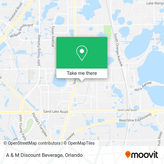 A & M Discount Beverage map