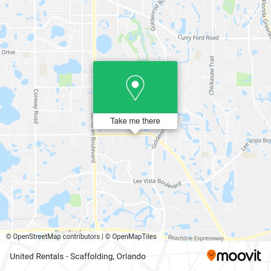 United Rentals - Scaffolding map