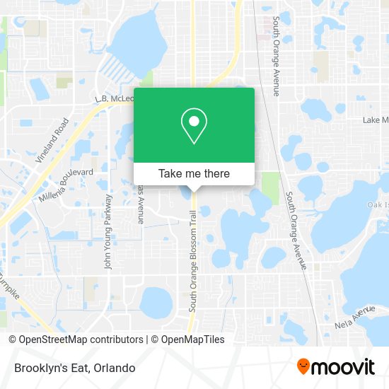 Mapa de Brooklyn's Eat