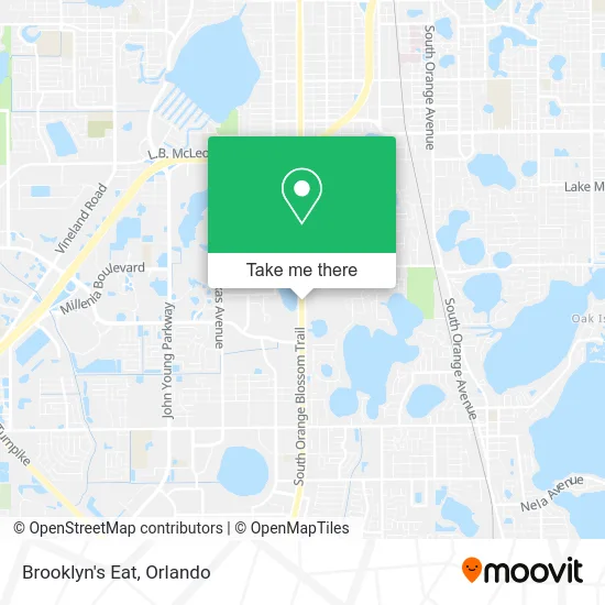 Mapa de Brooklyn's Eat