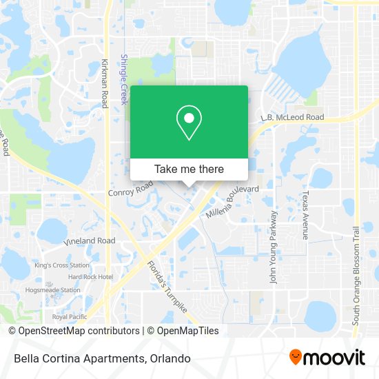Bella Cortina Apartments map