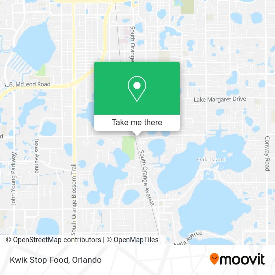 Kwik Stop Food map