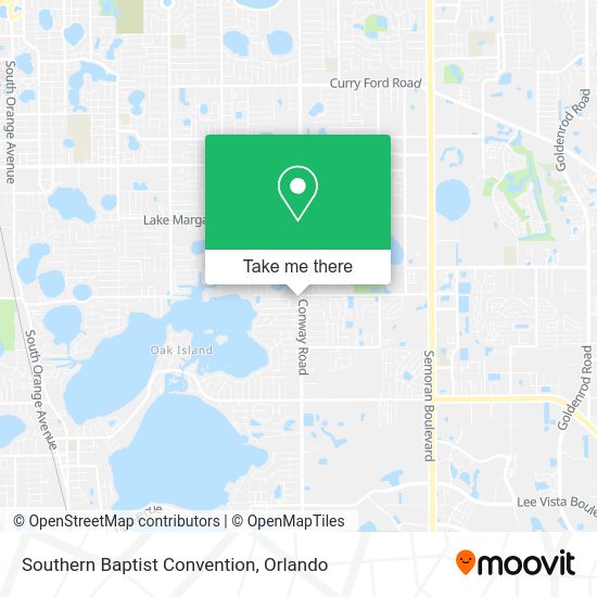 Mapa de Southern Baptist Convention