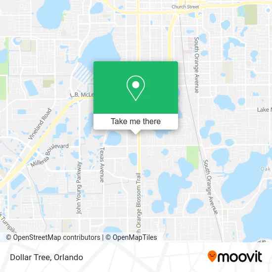 Mapa de Dollar Tree
